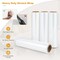 Costway 4/8/12/16 Rolls Stretch Film Heavy Duty Shrink Wrap 60 Gauge Clear Plastic Wrap Film